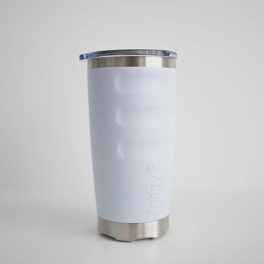 Fridgy 600ml Tumbler Grip Range - Arctic White