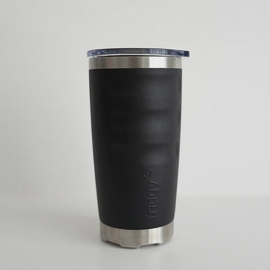 Fridgy 600ml Tumbler Grip Range - Midnight Black