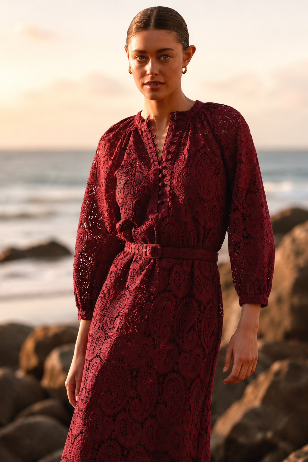 Zoe Kratmann Sonnet Dress - Raspberry