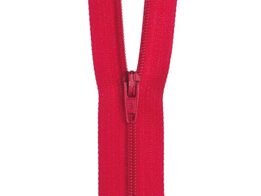 56cm Hot Red Zipper