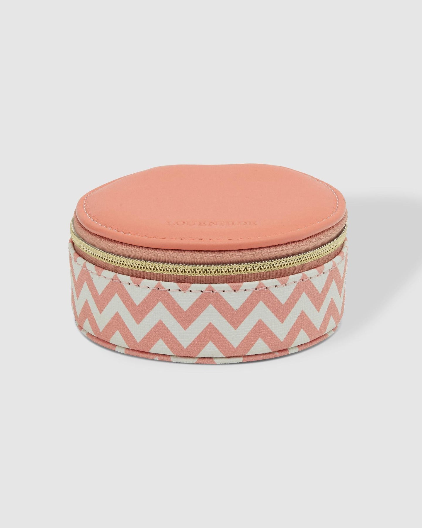 Sisco Jewellery Box Chevron Peach