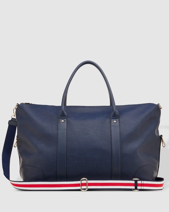 Alexis Stripe Strap Travel Bag Navy