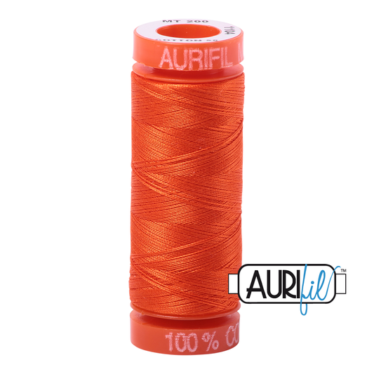 Aurifil Cotton Thread - Neon Orange