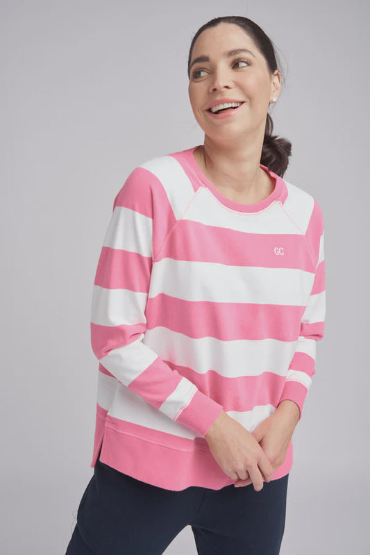 GC Stripe Sweater - Bubblegum