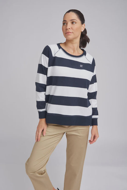 GC Stripe Sweater - Navy