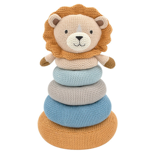 Cotton Knit Stacking Ring - Leo