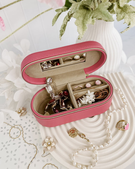 Charlee Jewellery Box Pink