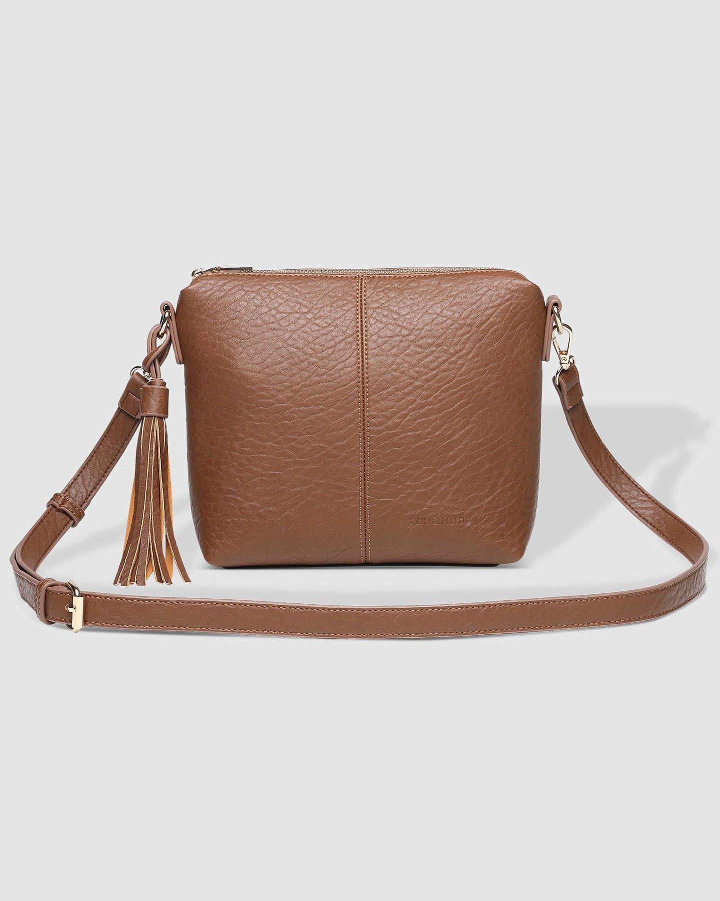 Kasey Textured Crossbody Bag - Cocoa