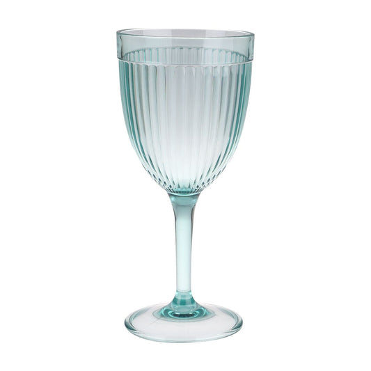 Ripple Acrylic Wine Glass 400ml - Green