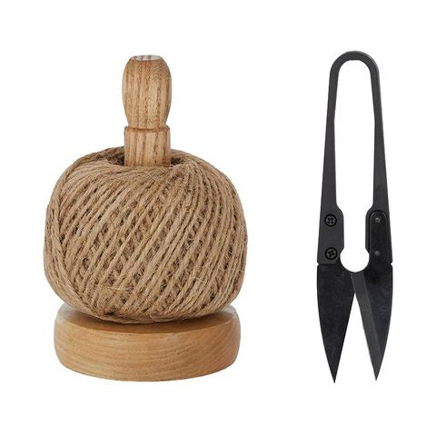 Meg Wooden Twine Holder & Snips