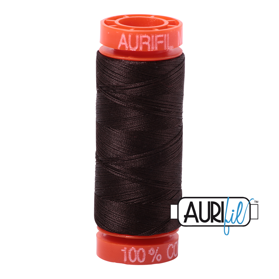 Aurifil Cotton Thread - Very Dark Bark