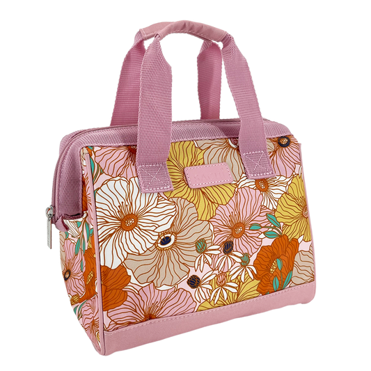 Insulated Lunch Bag Retro Floral