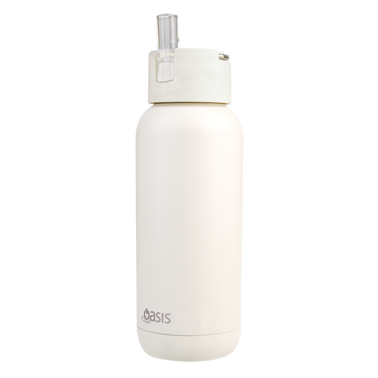 Moda Triple Wall Insulated Drink Bottle 1L Alabaster