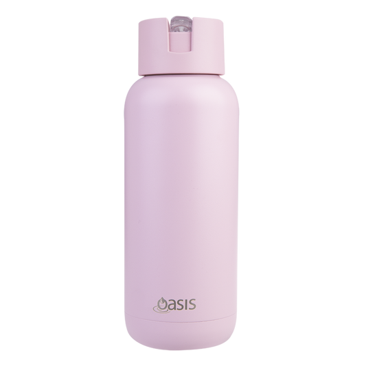 Moda Triple Wall Insulated Drink Bottle 1L Pink Lemonade