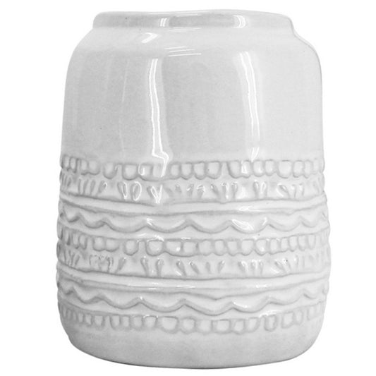 Charity Vase 9x12cm White