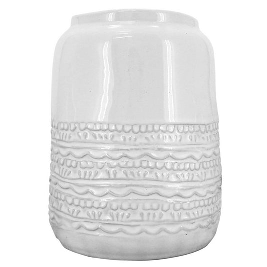 Charity Vase 12x17cm White