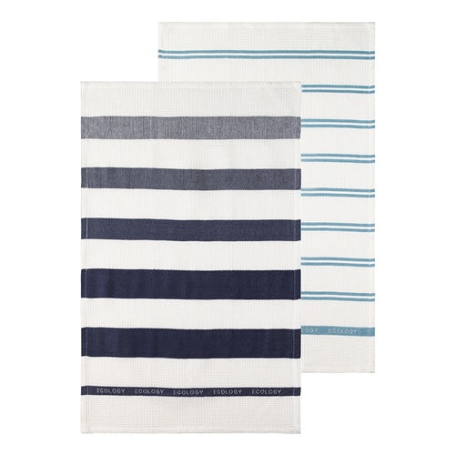 Foundation Set/2 Tea Towel - Blue