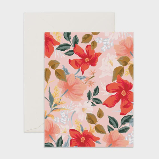 Poppy Blank Greeting Card