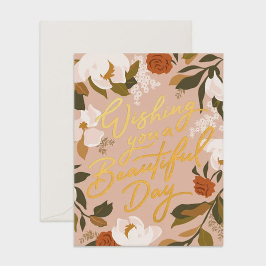 Beautiful Day Magnolias Greeting Card