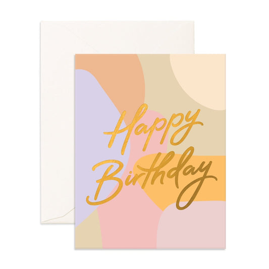 Happy Birthday Paint Greeting Card