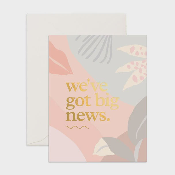 Big News Collage Greeting Card