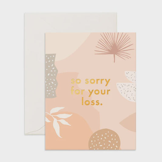 So Sorry Still Life Greeting Card
