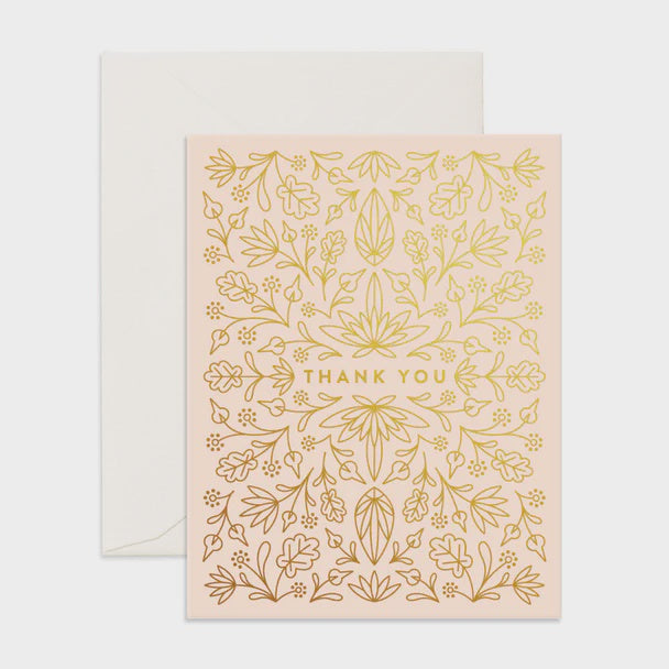 Grecian Thank You Greeting Card