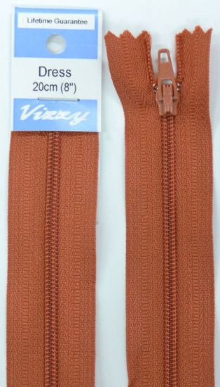 20cm Brick Zipper
