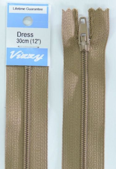 30cm Camel Zipper