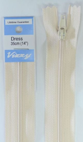 35cm Linen Zipper