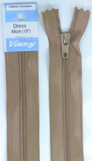 45cm Camel Zipper