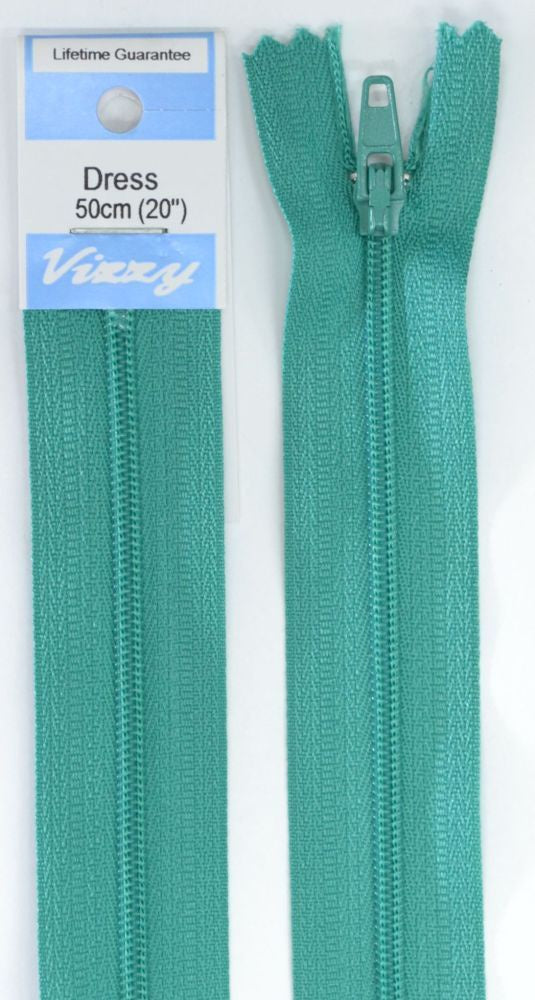 50cm Sea Mist Zipper