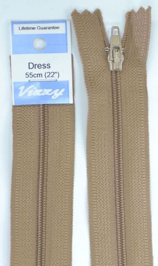 55cm Camel Zipper