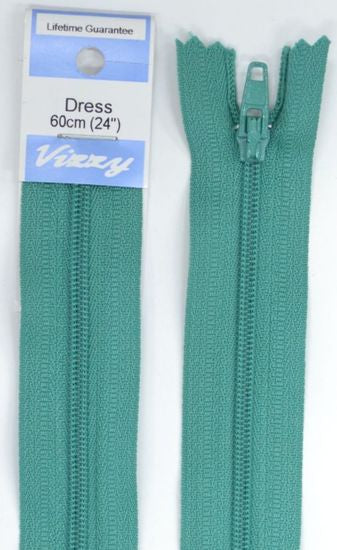 60cm Sea Mist Zipper