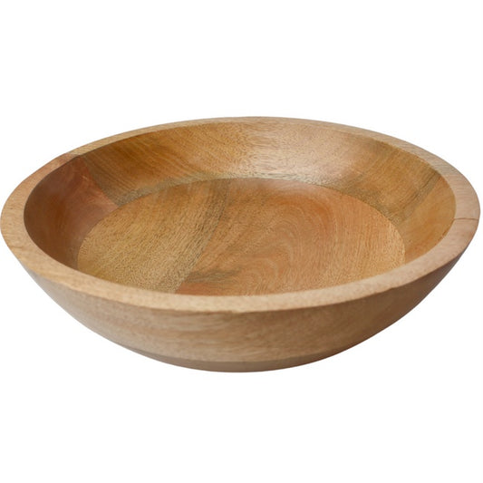 Wood Bowl 9x30cm Natural