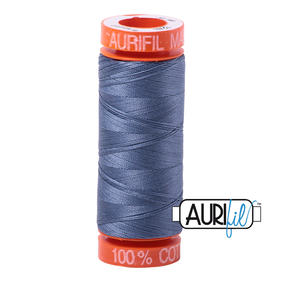 Aurifil Cotton Thread - Dark Grey Blue