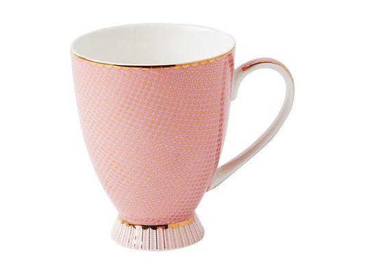 Teas & C's Regency Footed Mug 300ML Pink
