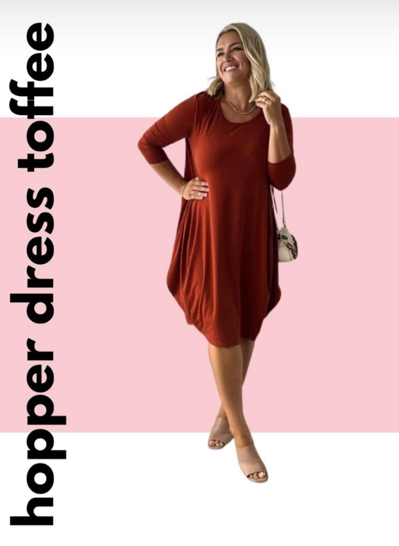 Hopper Bounce Toffee Dress