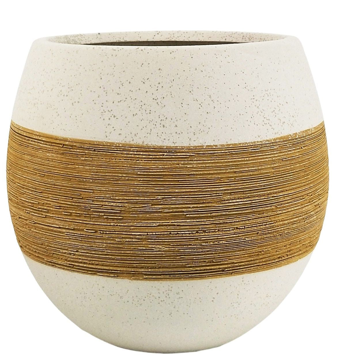 Jenna Planter Mustard & Sand Med